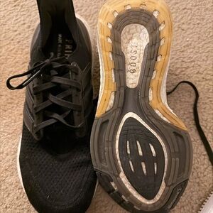 adidas Black and White Athletic Shoes